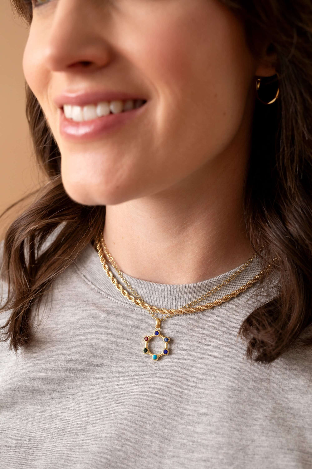 Sister Hidden Message Acrostic Necklace, Necklaces, $ 23.90, A Moment Of Now™