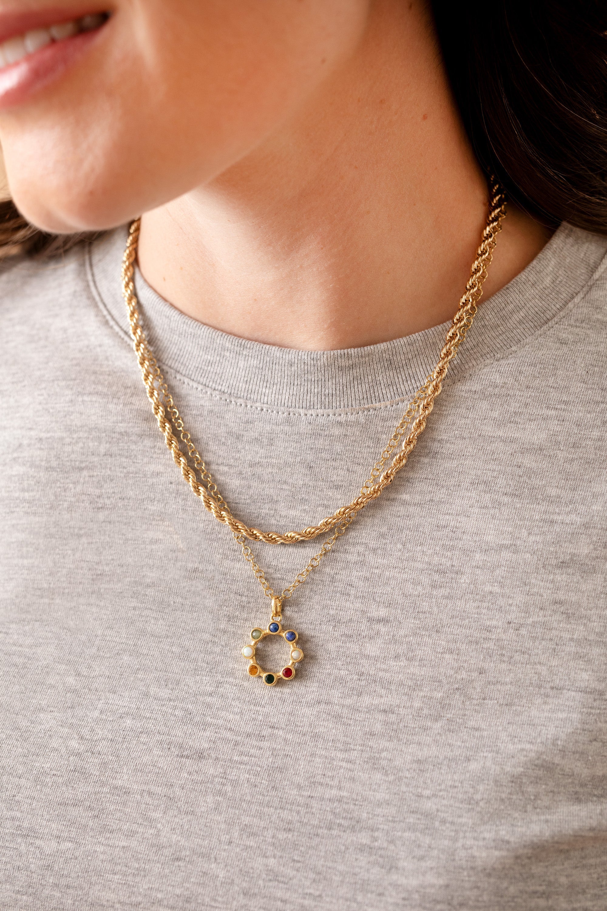 'I Love You' Hidden Message Acrostic Necklace, Necklaces, $ 23.90, A Moment Of Now™