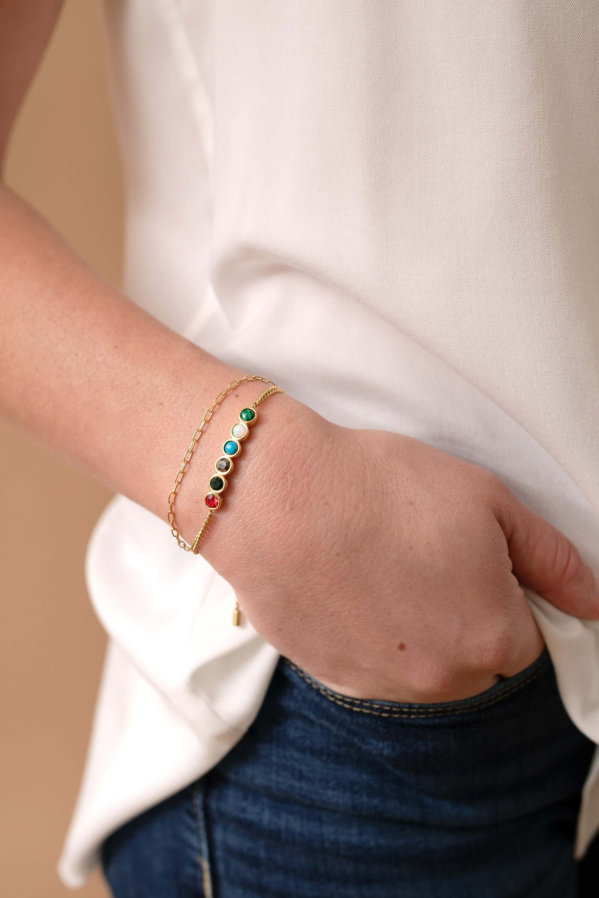 Mother Hidden Message Acrostic Bolo Bracelet, Bracelets, $ 18.90, A Moment Of Now™