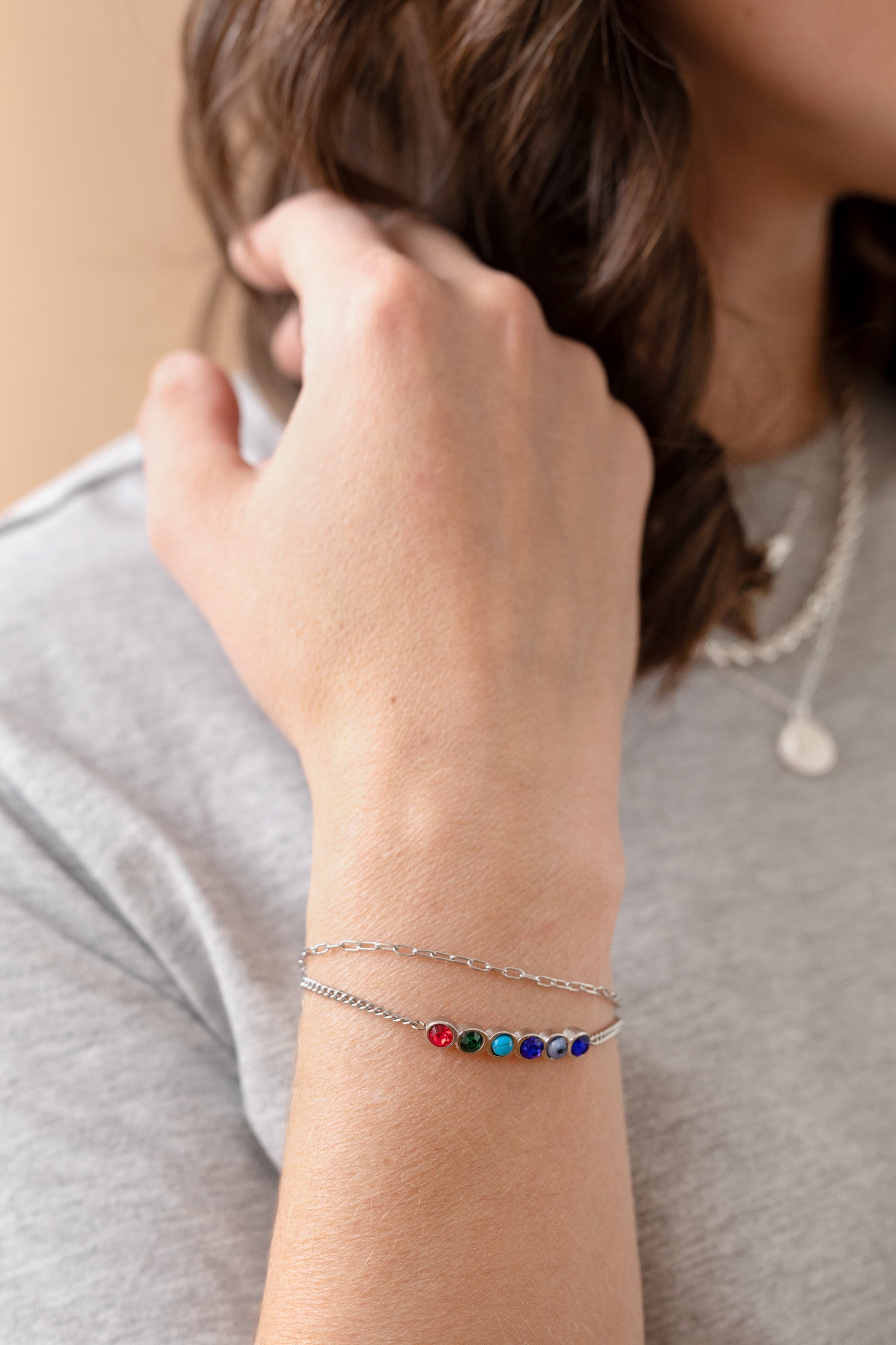 Sister Hidden Message Acrostic Bolo Bracelet, Bracelets, $ 18.90, A Moment Of Now™