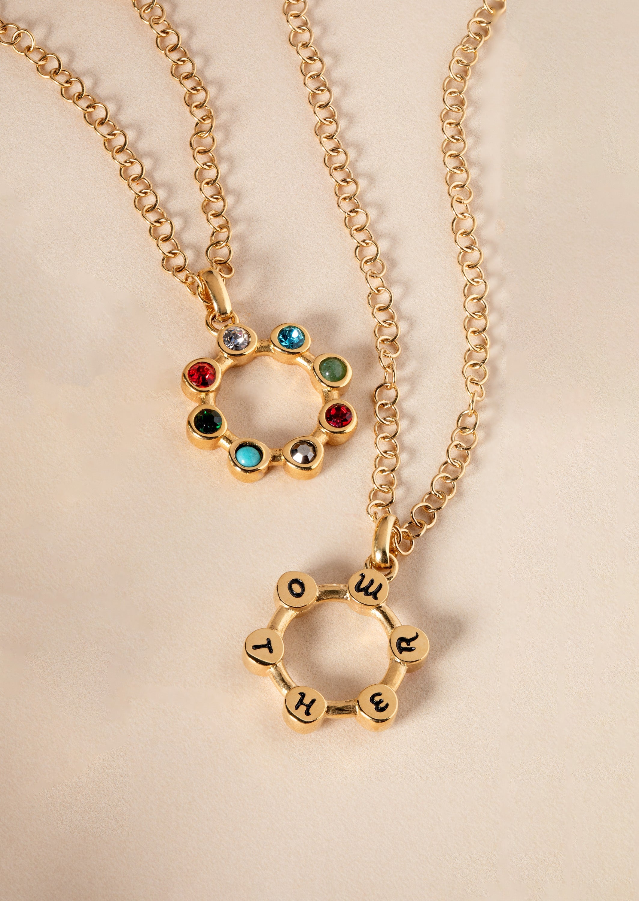 Daughter Hidden Message Acrostic Necklace, Necklaces, $ 23.90, A Moment Of Now™