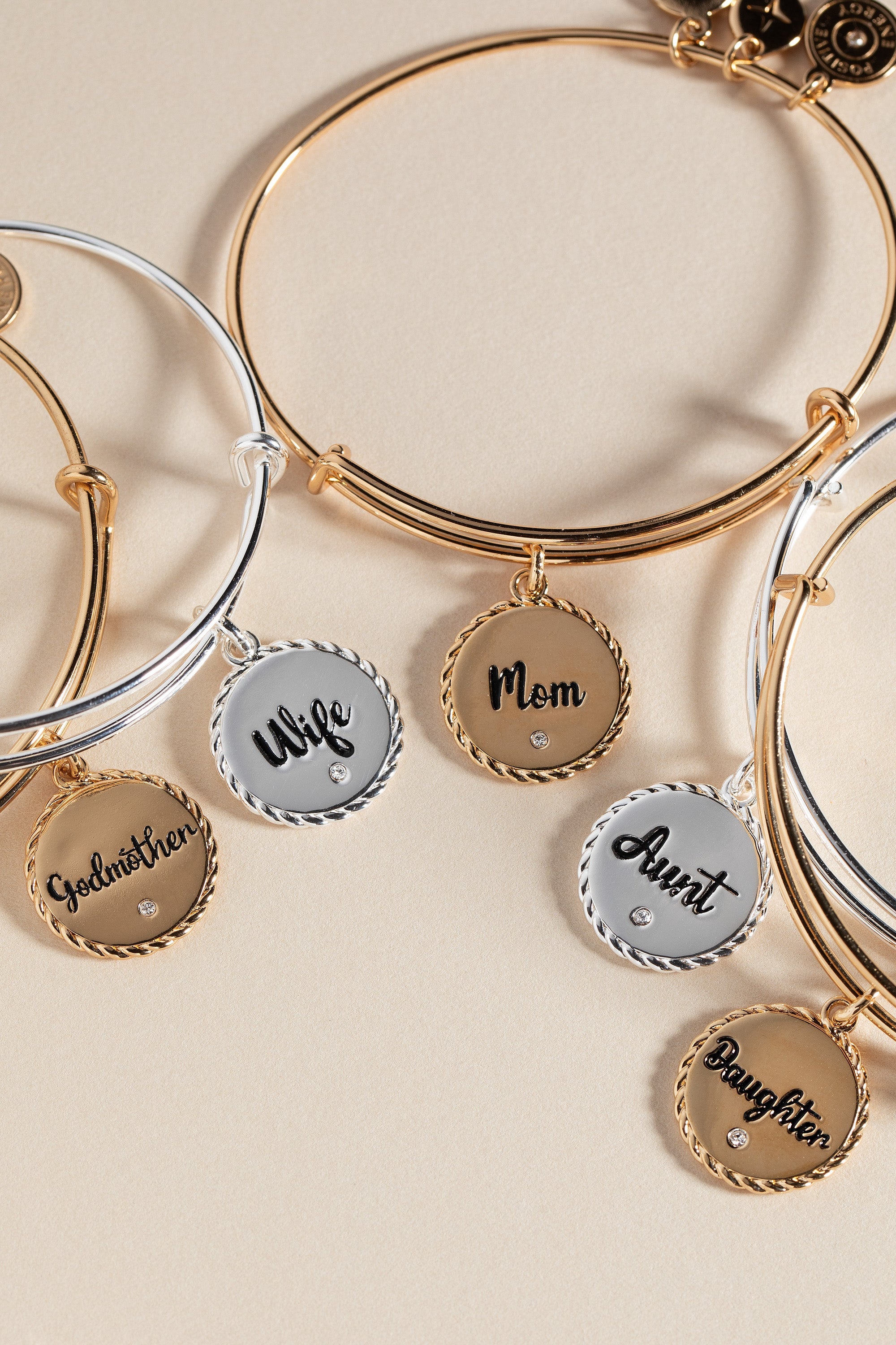 Daughter Charm Bangle, Bracelets, $ 24.00, A Moment Of Now™