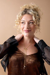 Coquette Bow Necklace, Necklaces, $ 44.00, A Moment Of Now™