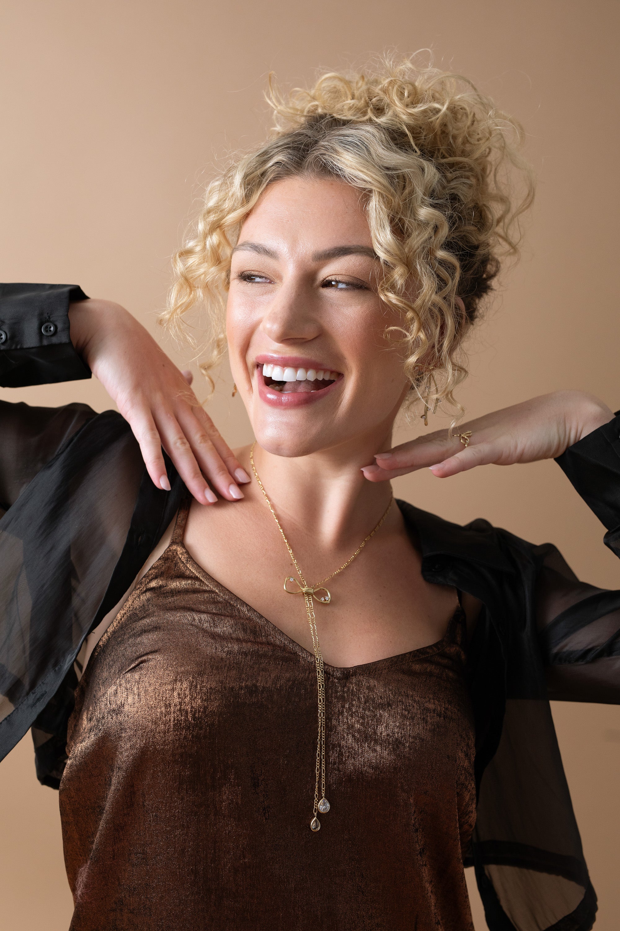 Coquette Bow Necklace, Necklaces, $ 44.00, A Moment Of Now™