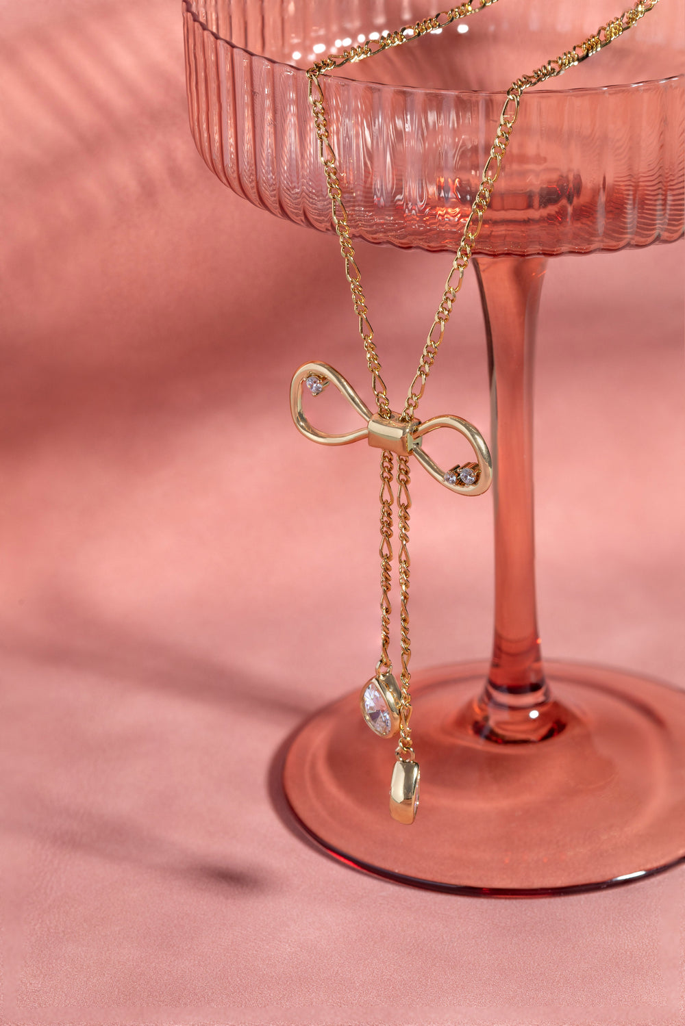 Coquette Bow Necklace, Necklaces, $ 44.00, A Moment Of Now™