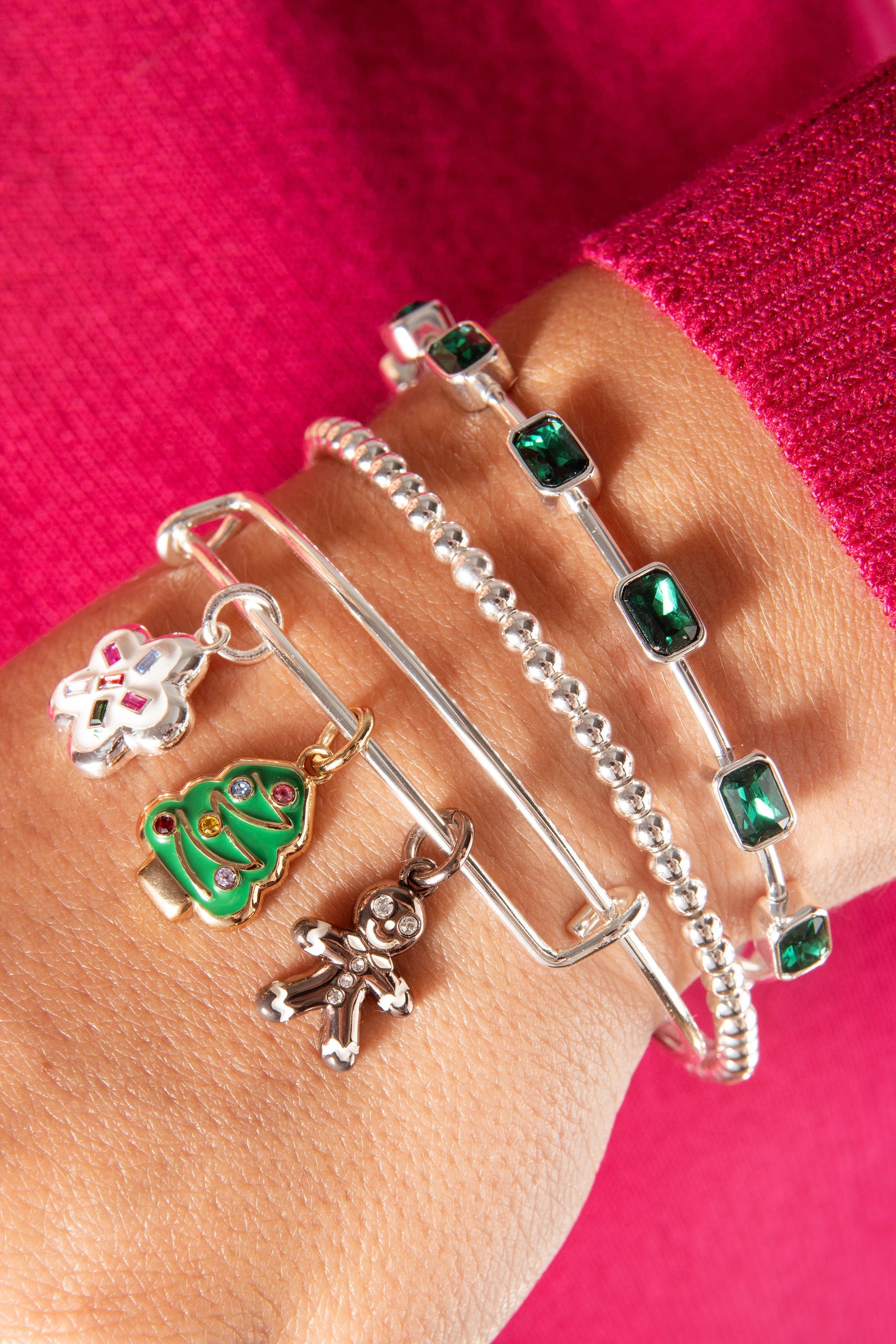 Holiday Christmas Cookies Bangle, Bracelets, $ 38.00, A Moment Of Now™