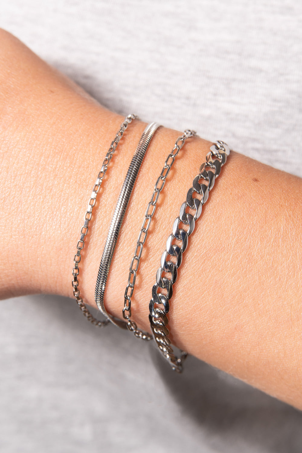 Everyday Herringbone Chain Bracelet, Bracelets, $ 28.00, A Moment Of Now™