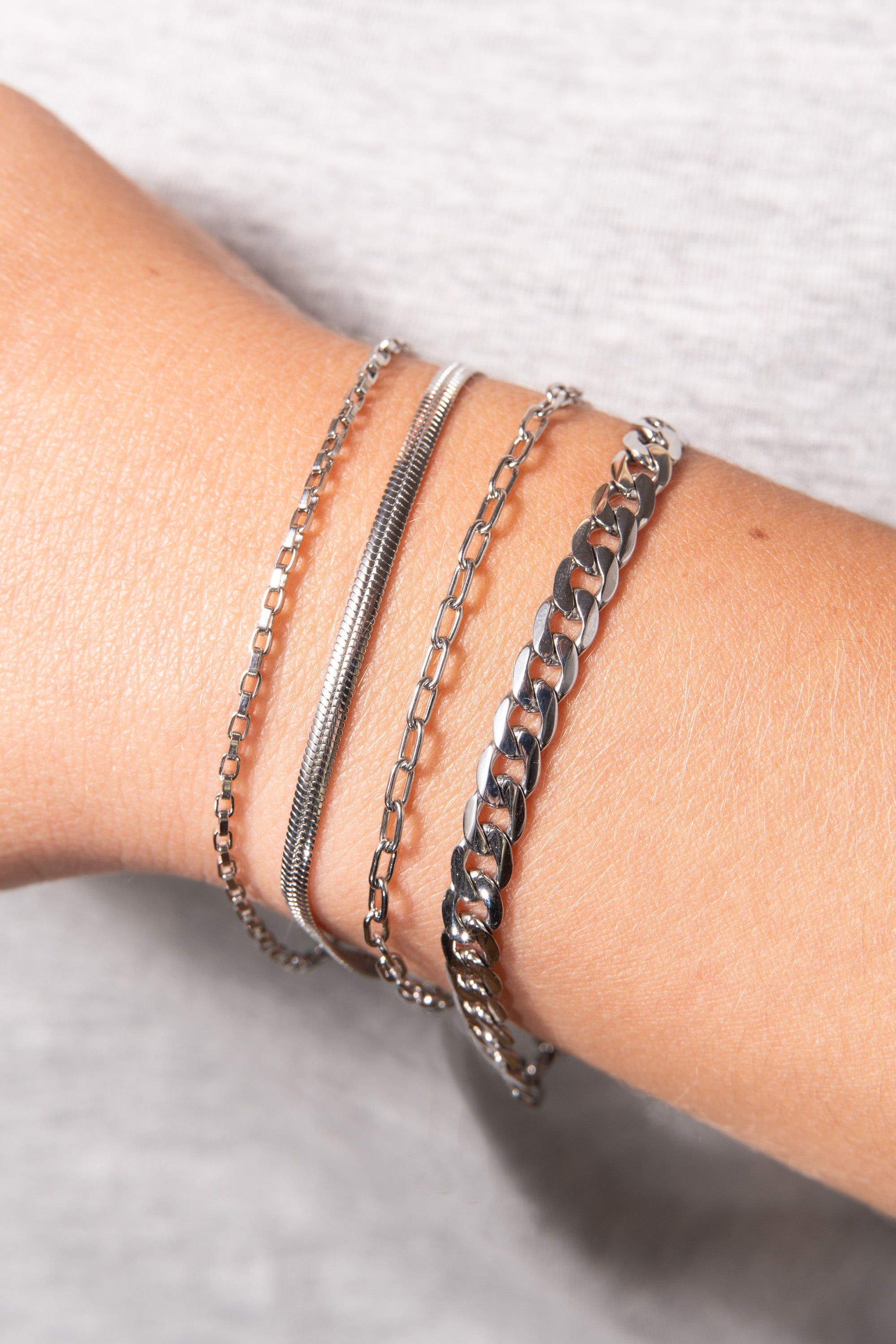 Everyday Box Link Chain Bracelet, Bracelets, $ 28.00, A Moment Of Now™