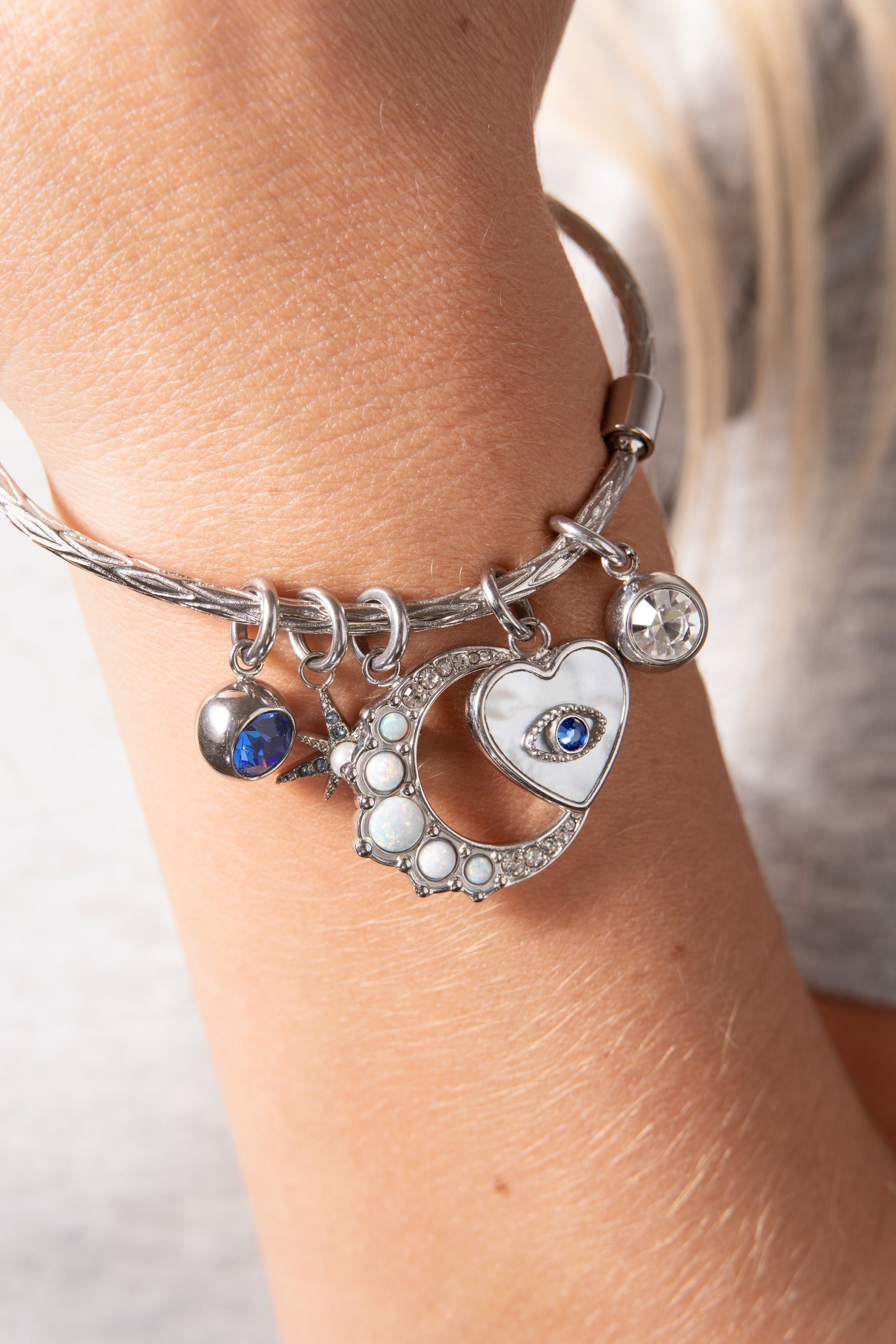 Opal Moon Interchangeable Charm, Charms & Pendants, $ 22.00, A Moment Of Now™