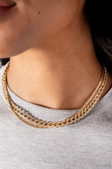 Crystal Pave Curb Chain Necklace, Necklaces, $ 98.90, A Moment Of Now™