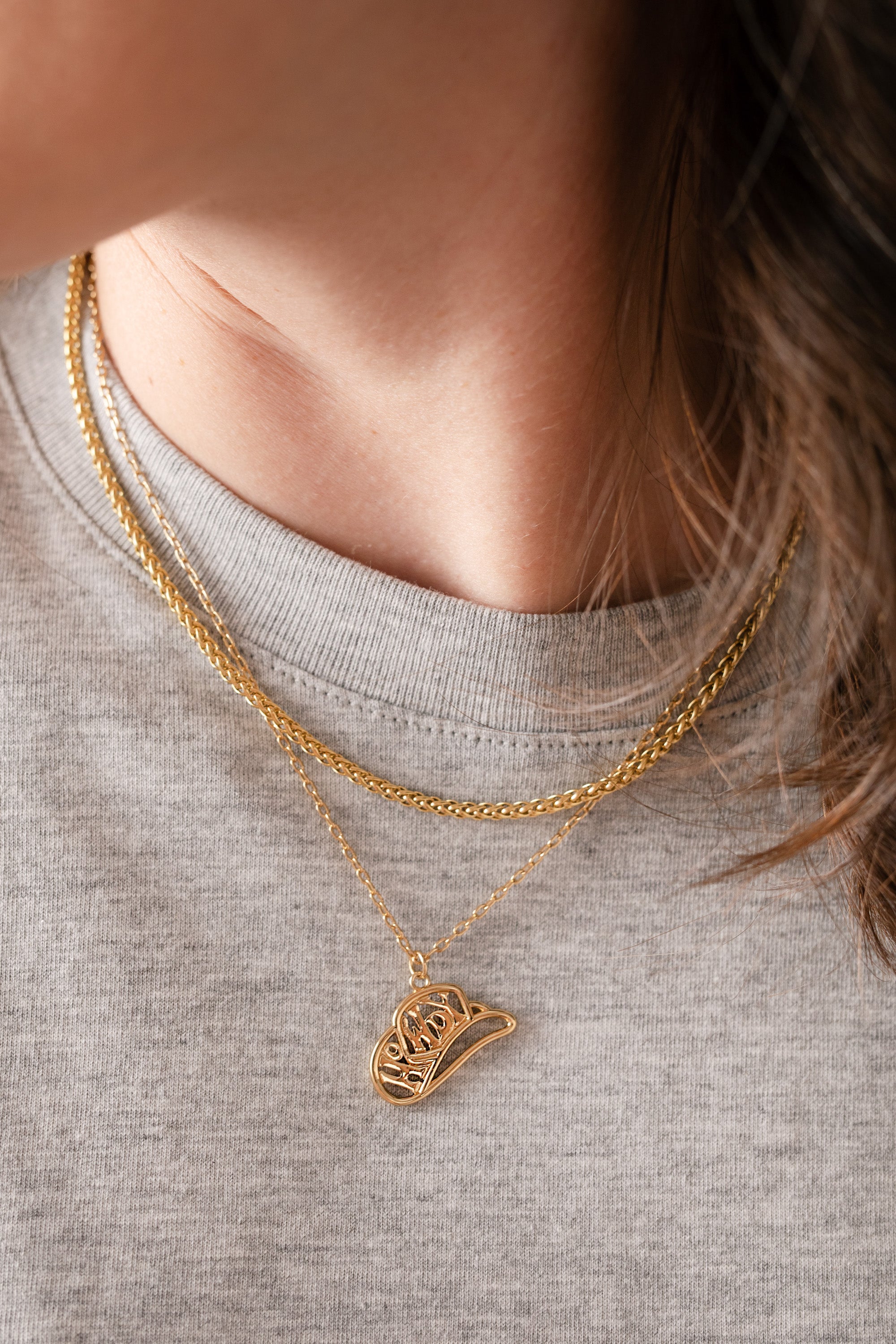 Wheat Chain Charm & Layering Necklace, Necklaces, $ 38.00, A Moment Of Now™