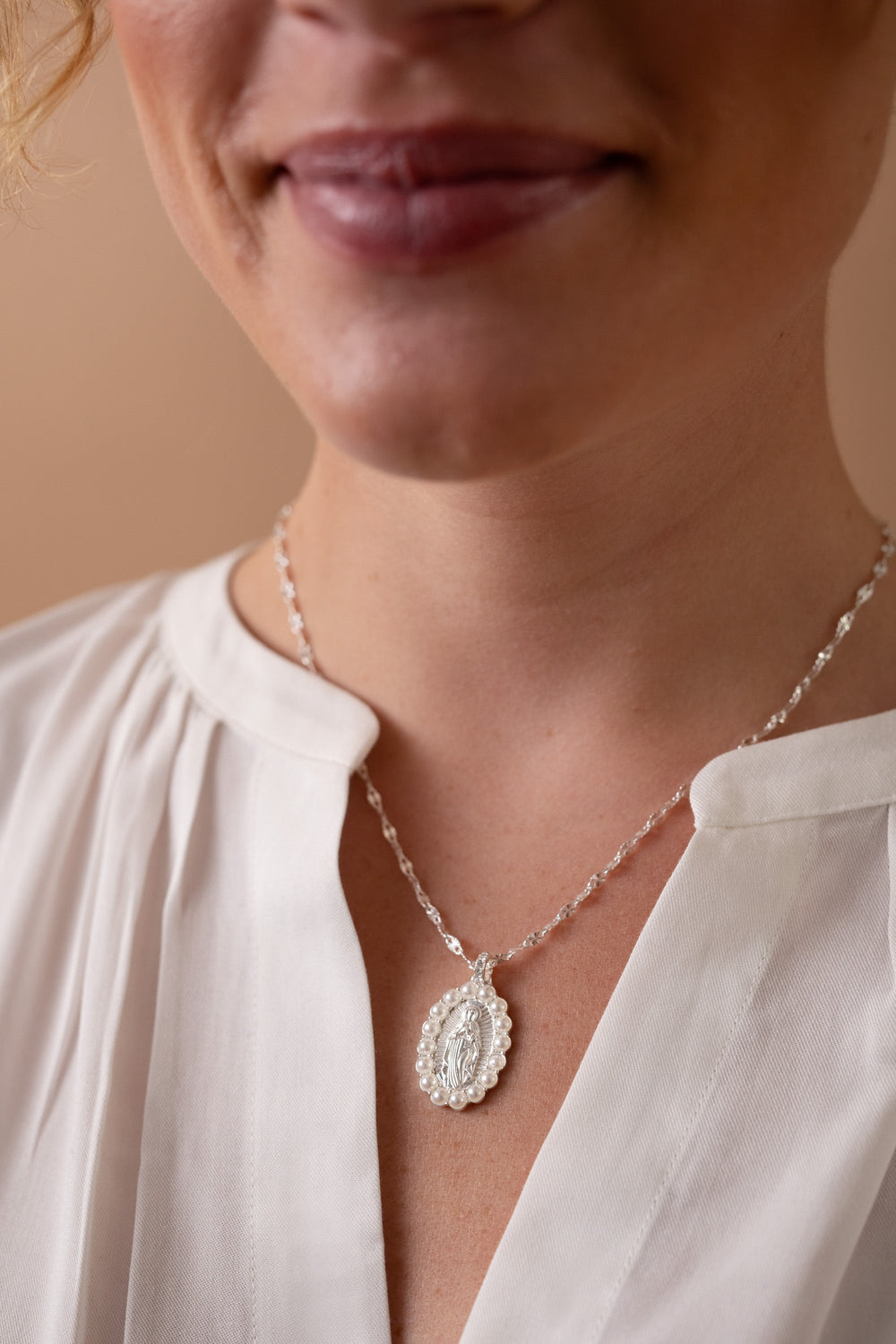 Divine Guides Mary Pendant Necklace, Necklaces, $ 44.00, A Moment Of Now™