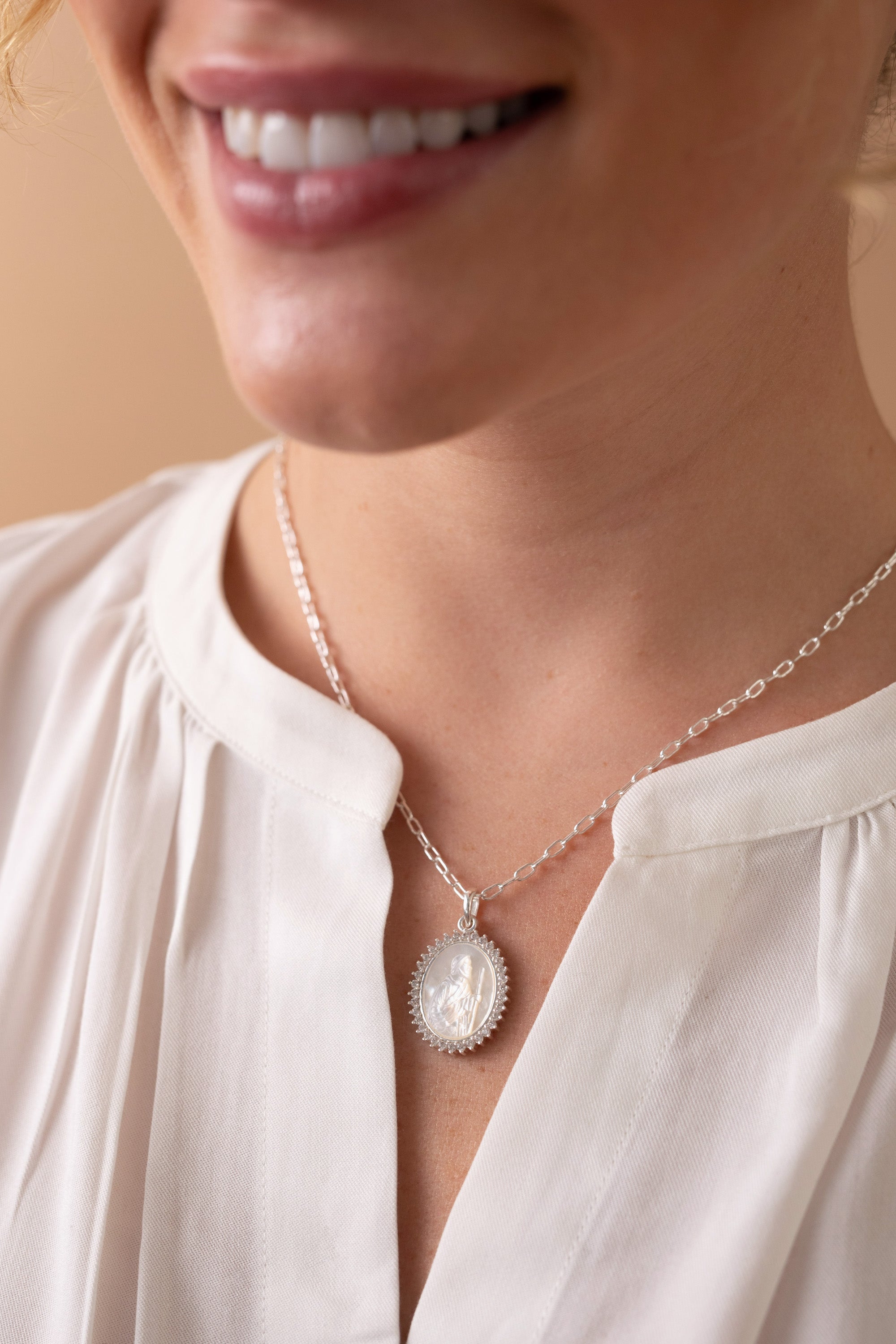 Divine Guides St. Christopher Pendant Necklace, Necklaces, $ 21.90, A Moment Of Now™
