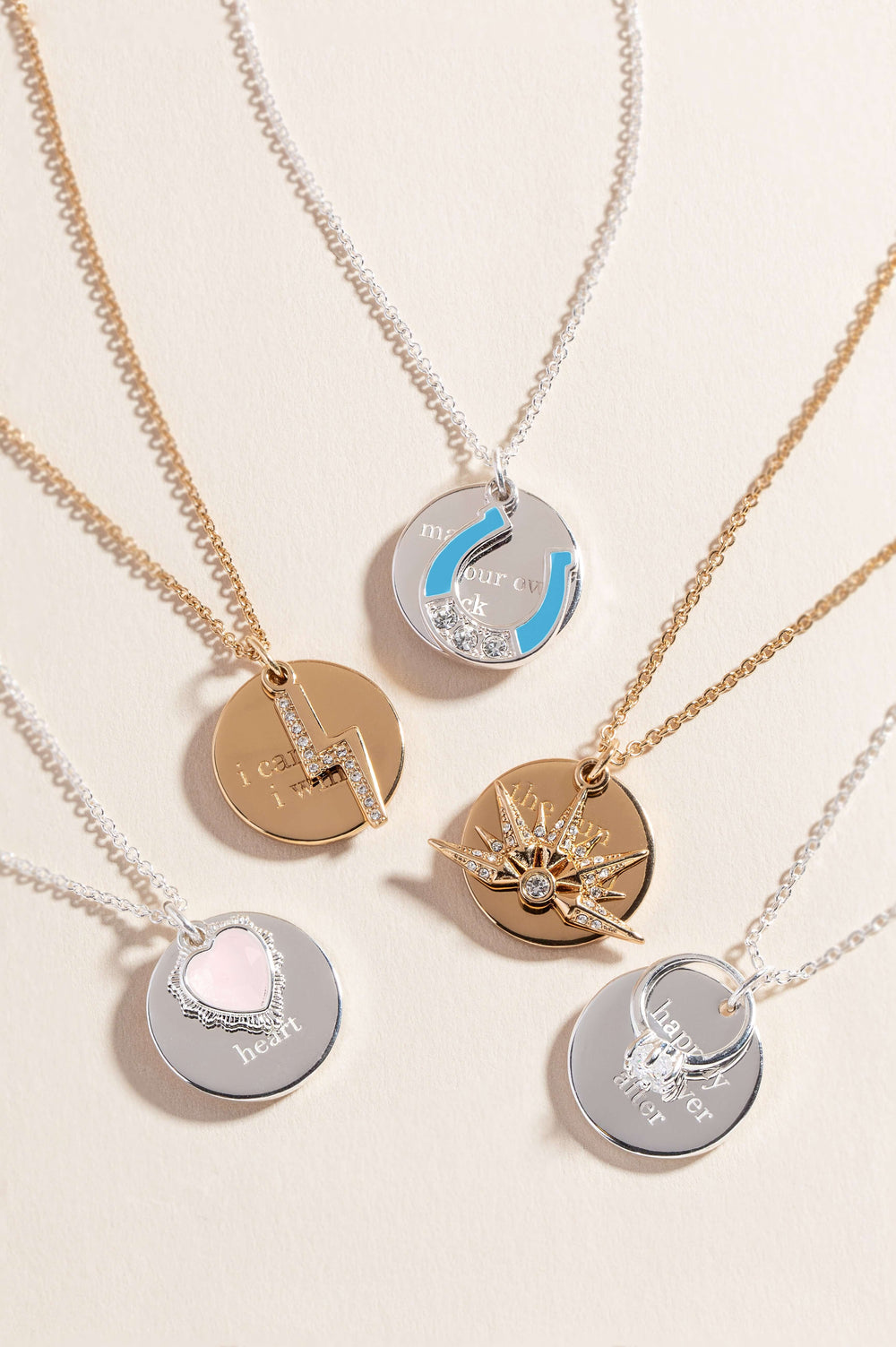 “Happily Ever After” Duo Charm Pendant Necklace, Necklaces, $ 29.90, A Moment Of Now™