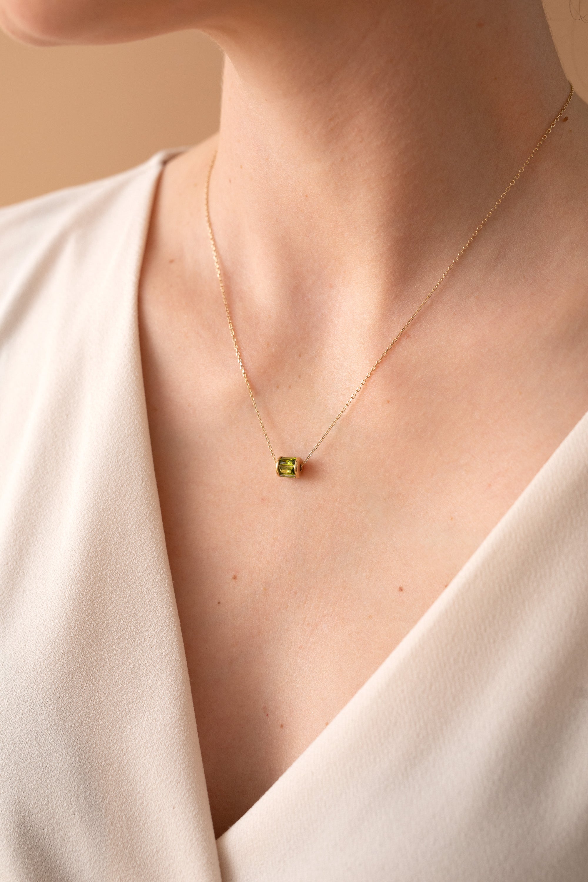 August Birthstone Precious Pendant Necklace, Necklaces, $ 88.00, A Moment Of Now™