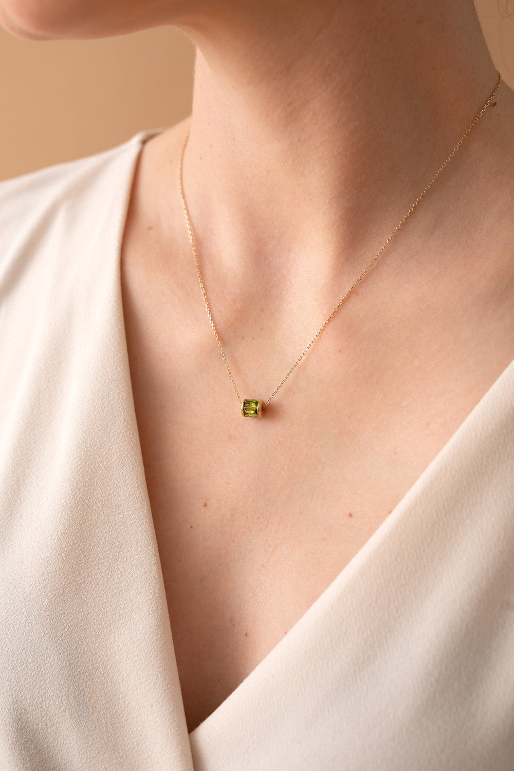 August Birthstone Precious Pendant Necklace, Necklaces, $ 88.00, A Moment Of Now™
