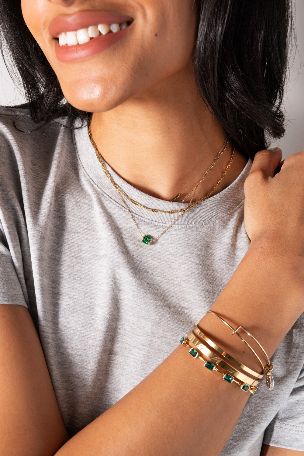 Initial K Precious Elongated Necklace, Necklaces, $ 39.90, A Moment Of Now™