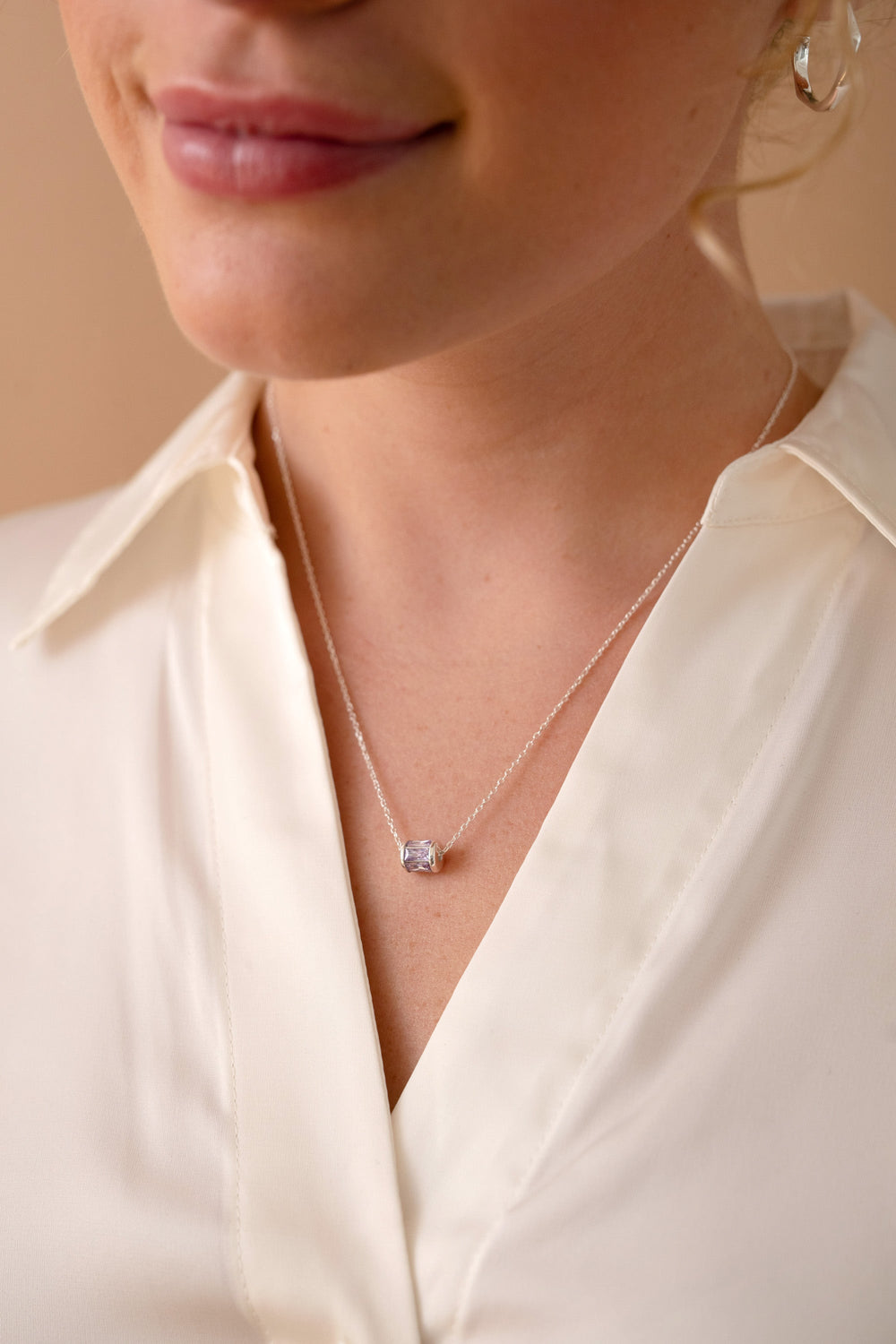 June Birthstone Precious Pendant Necklace, Necklaces, $ 88.00, A Moment Of Now™