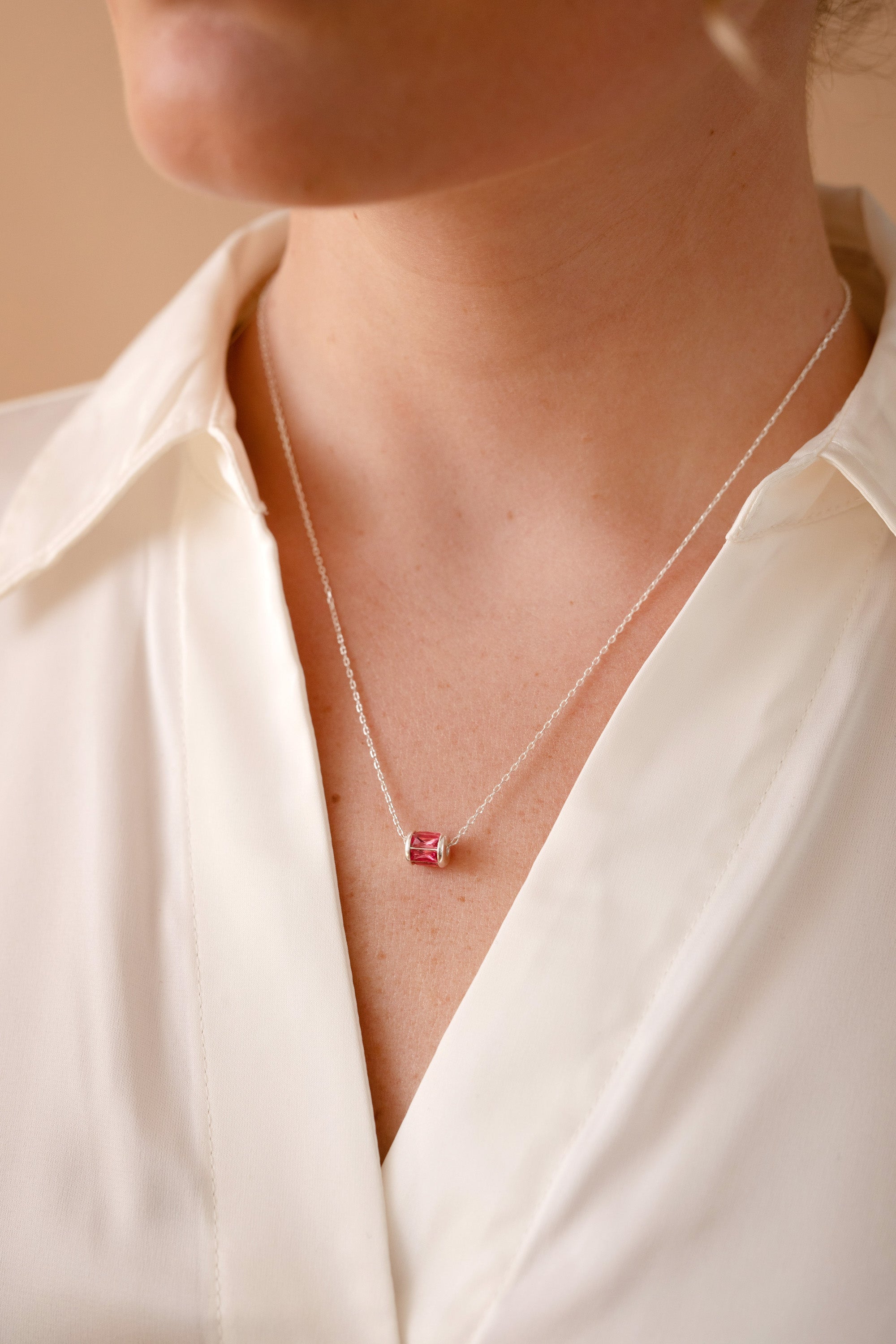 October Birthstone Precious Pendant Necklace, Necklaces, $ 88.00, A Moment Of Now™
