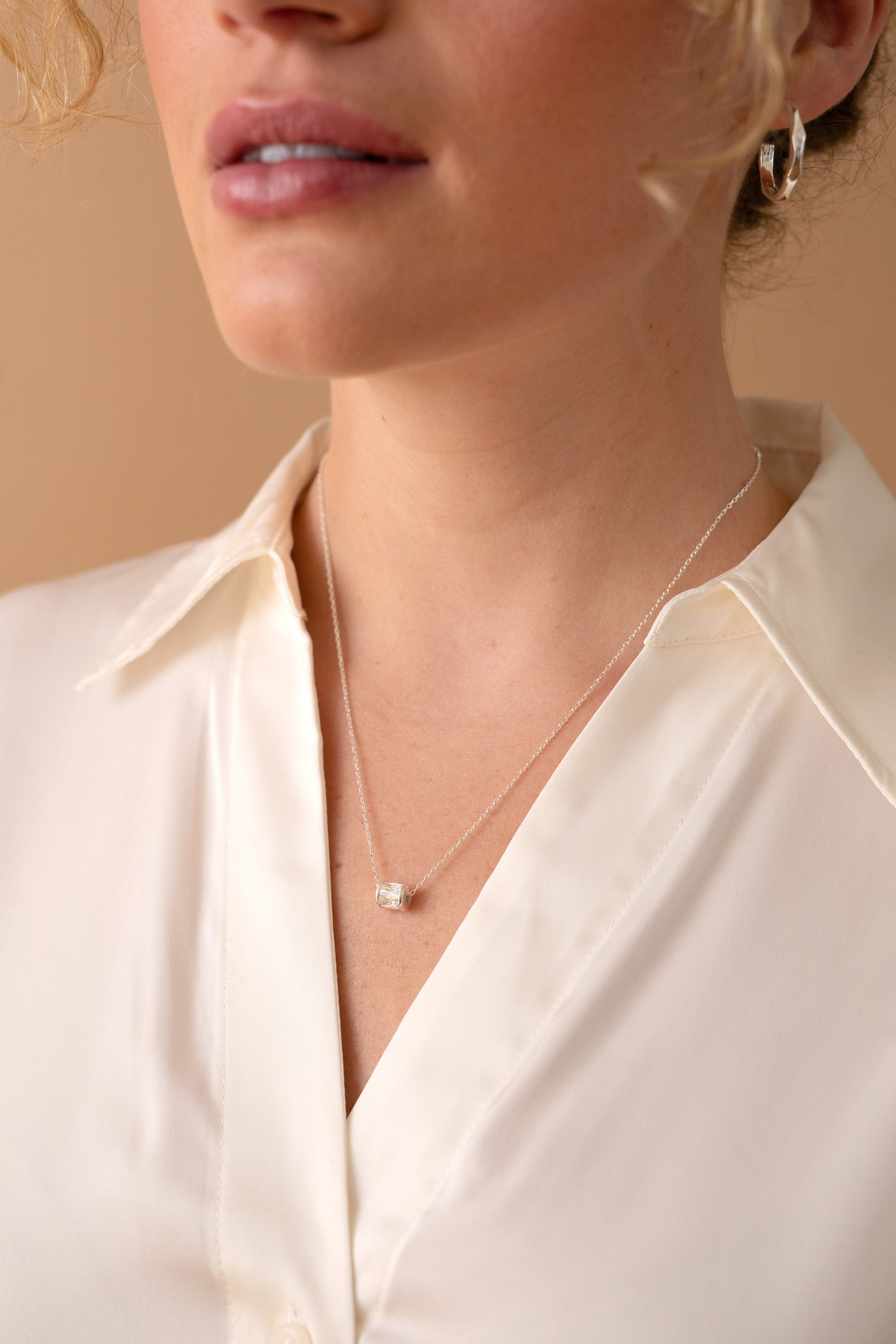 April Birthstone Precious Pendant Necklace, Necklaces, $ 88.00, A Moment Of Now™