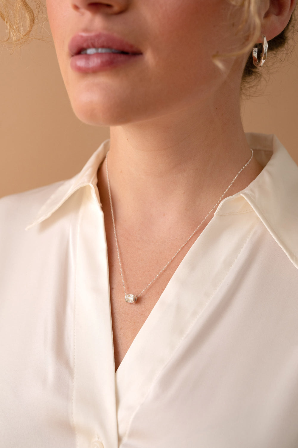 April Birthstone Precious Pendant Necklace, Necklaces, $ 88.00, A Moment Of Now™