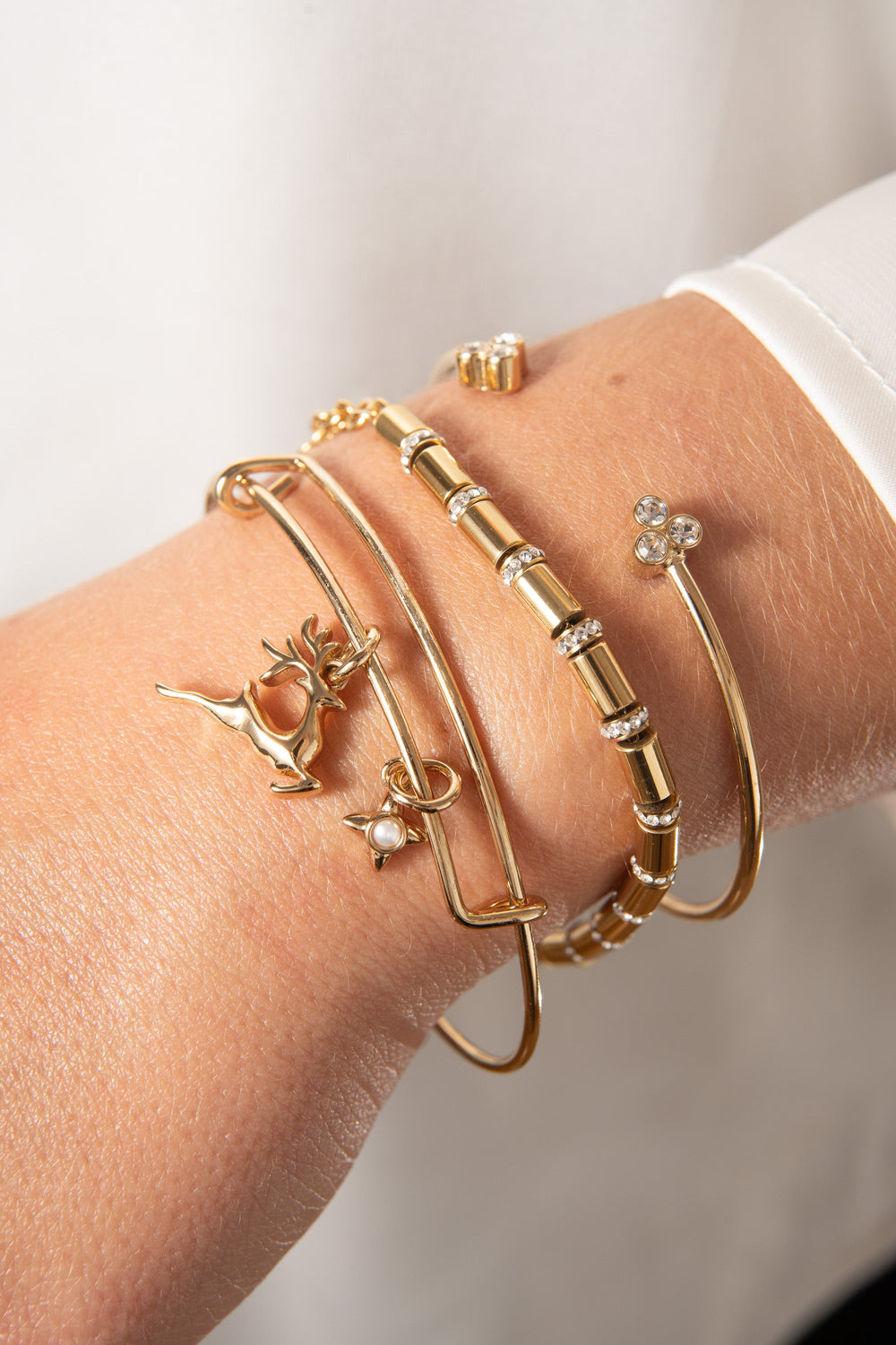 Holiday Reindeer Bangle, Bracelets, $ 34.00, A Moment Of Now™