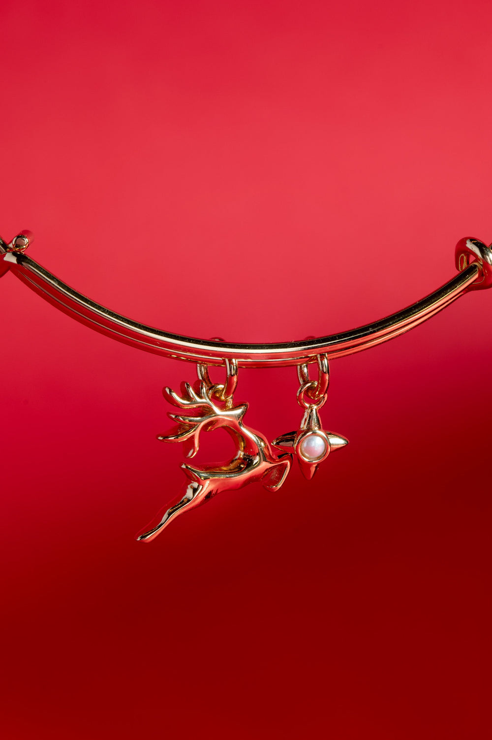 Holiday Reindeer Bangle, Bracelets, $ 34.00, A Moment Of Now™