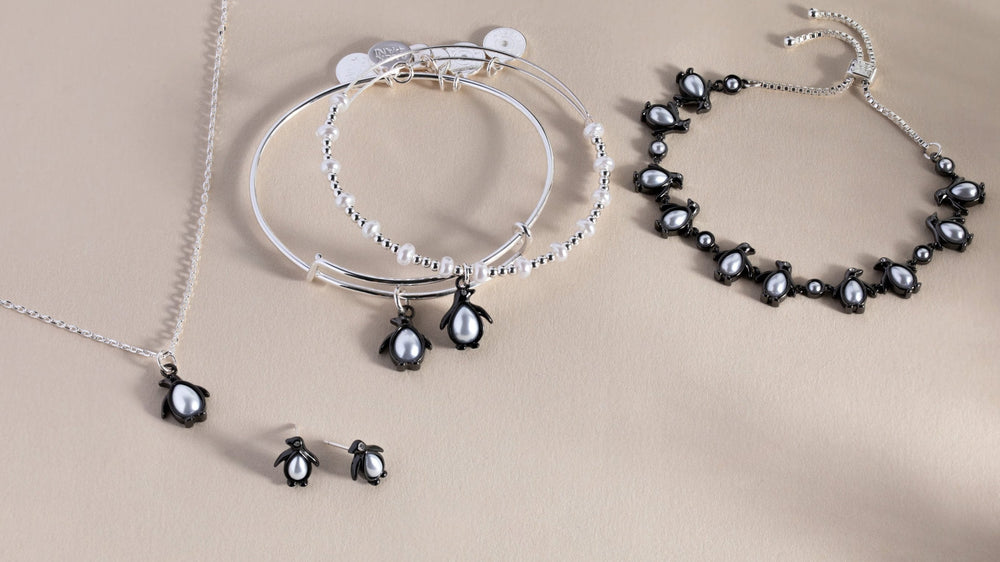 Penguin Bangle Set of 2, Bracelets, $ 23.90, A Moment Of Now™