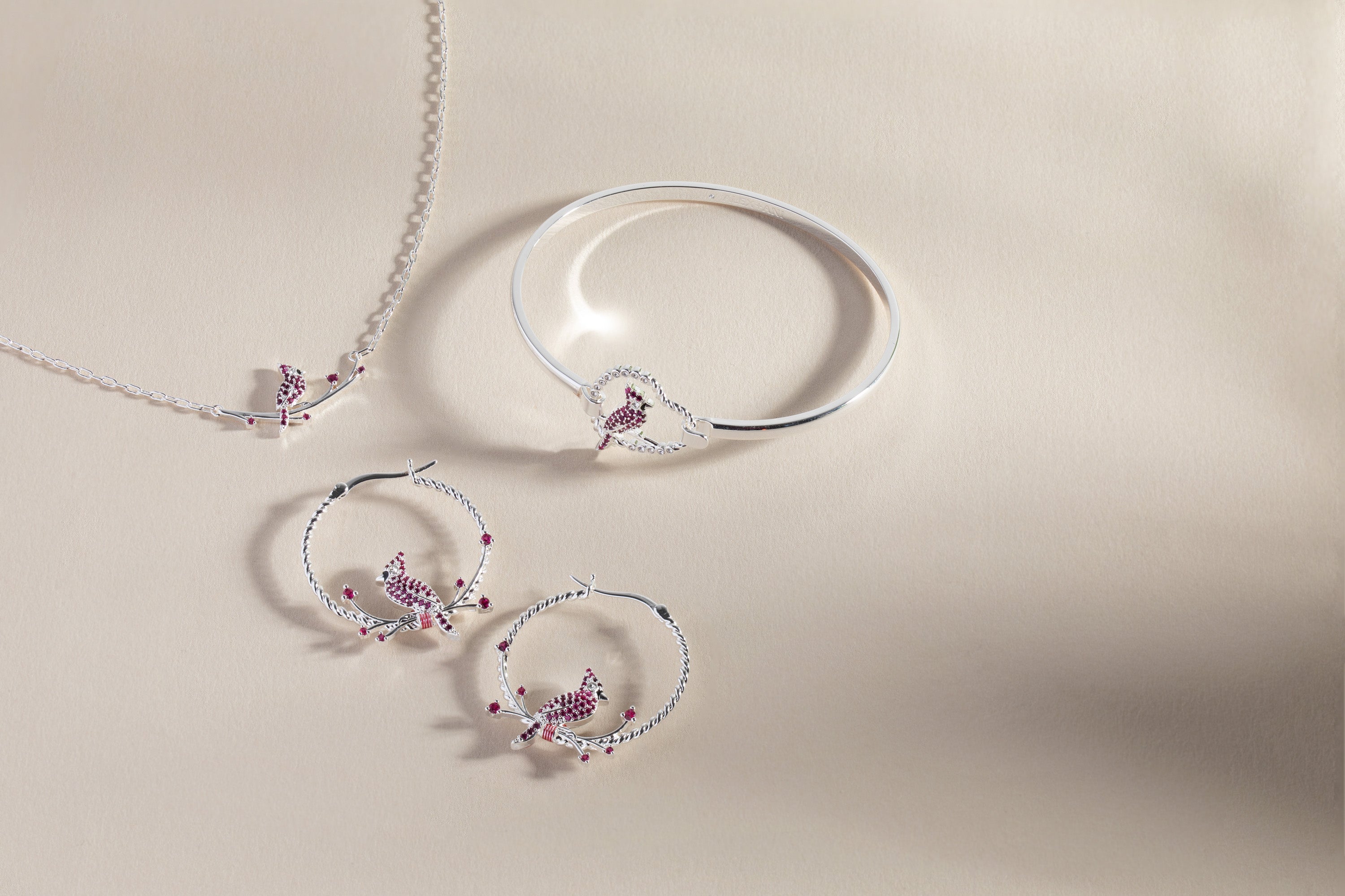 Cardinal Reversible Hoop Earrings, Earrings, $ 38.00, A Moment Of Now™