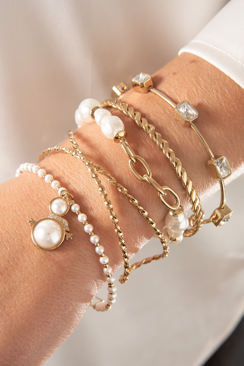 Twisted Crystal Cuff, Bracelets, $ 16.90, A Moment Of Now™