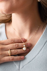 Snowwoman Necklace, Necklaces, $ 44.00, A Moment Of Now™
