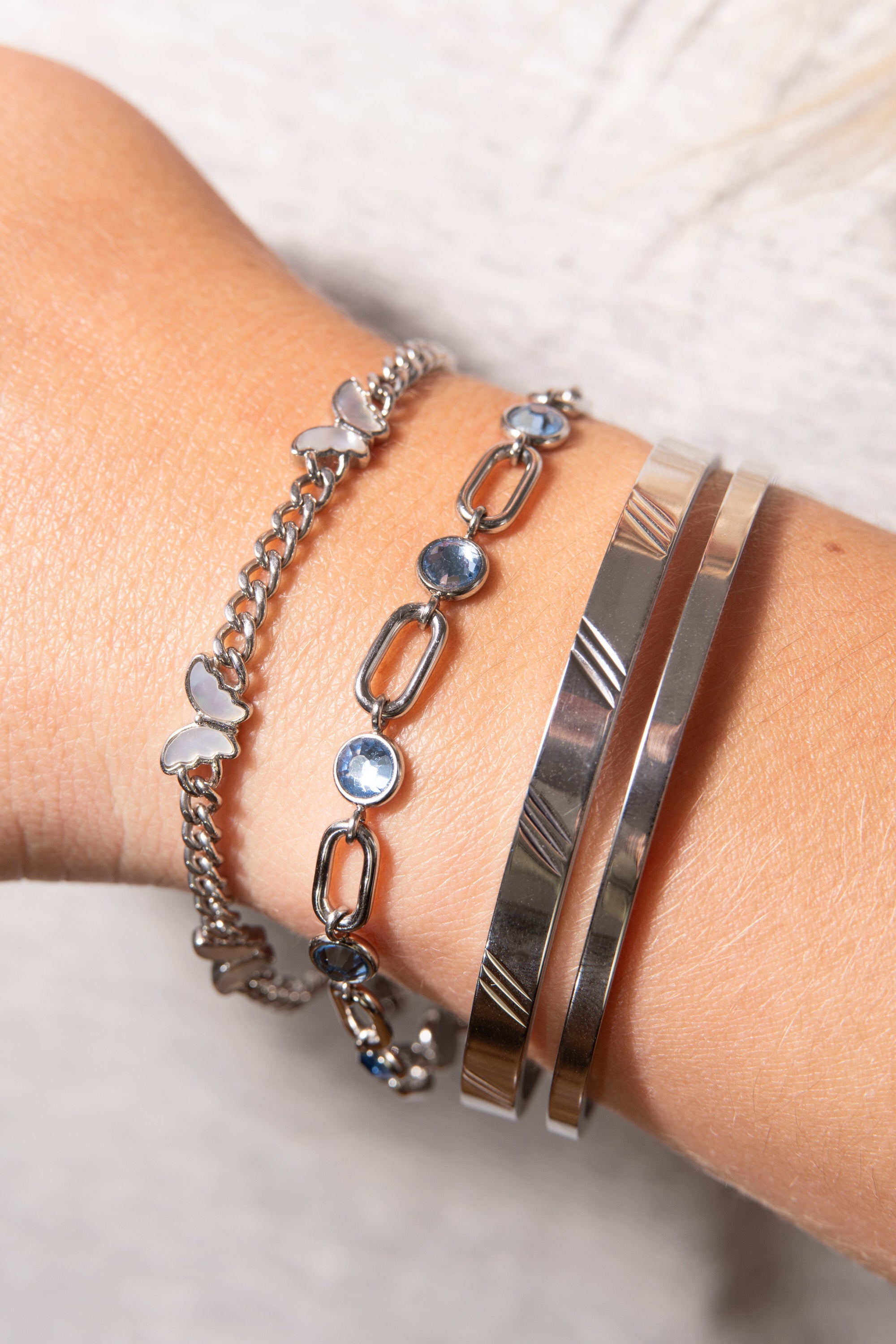 Butterfly Curb Chain Bracelet, Bracelets, $ 48.00, A Moment Of Now™