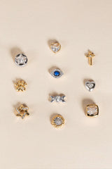 Crystal Lunar Phase Mini Stud Earrings, Earrings, $ 24.90, A Moment Of Now™