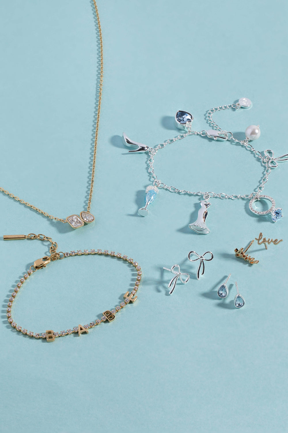 Bow & Teardrop Stud Earring Set, Earrings, $ 44.00, A Moment Of Now™