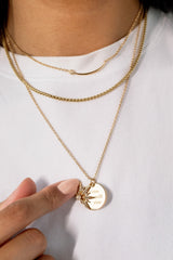 Wheat Chain Charm & Layering Necklace, Necklaces, $ 38.00, A Moment Of Now™