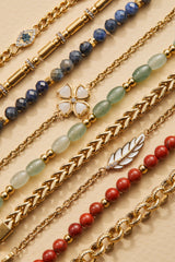 Four-Leaf Clover Stranded™ Bracelet Set, Bracelets, $ 78.00, A Moment Of Now™