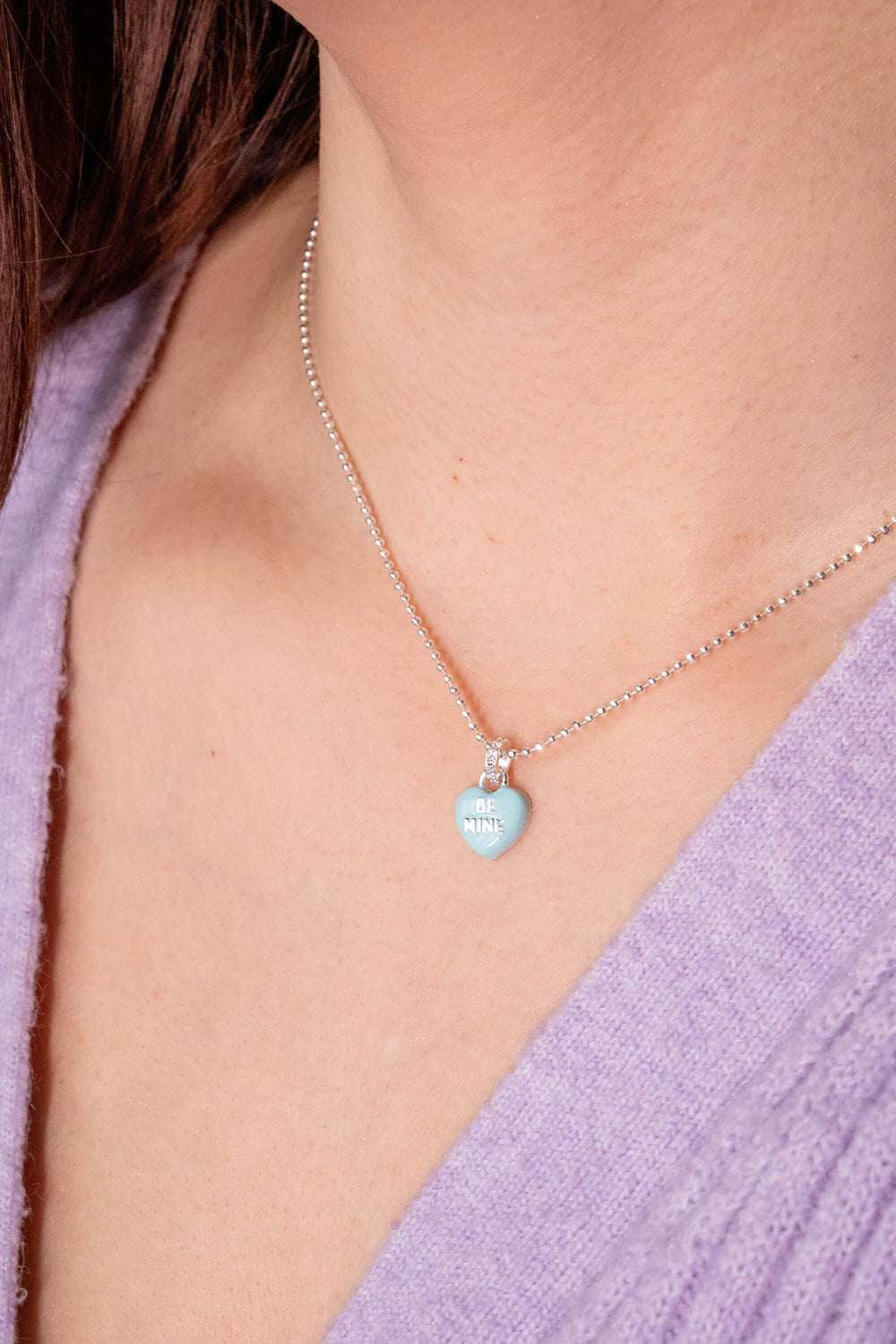 Sweethearts® 'Be Mine' Pendant Charm Necklace, Necklaces, $ 48.00, A Moment Of Now™