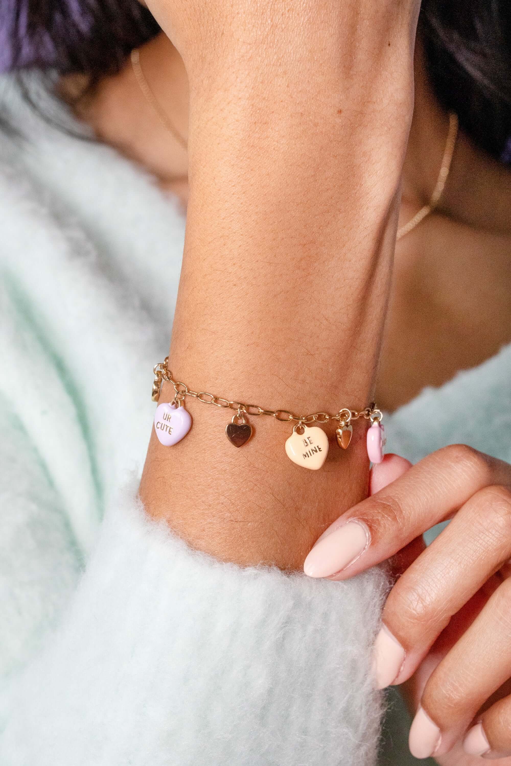 Sweethearts® Multi-Charm Bracelet, Bracelets, $ 58.00, A Moment Of Now™