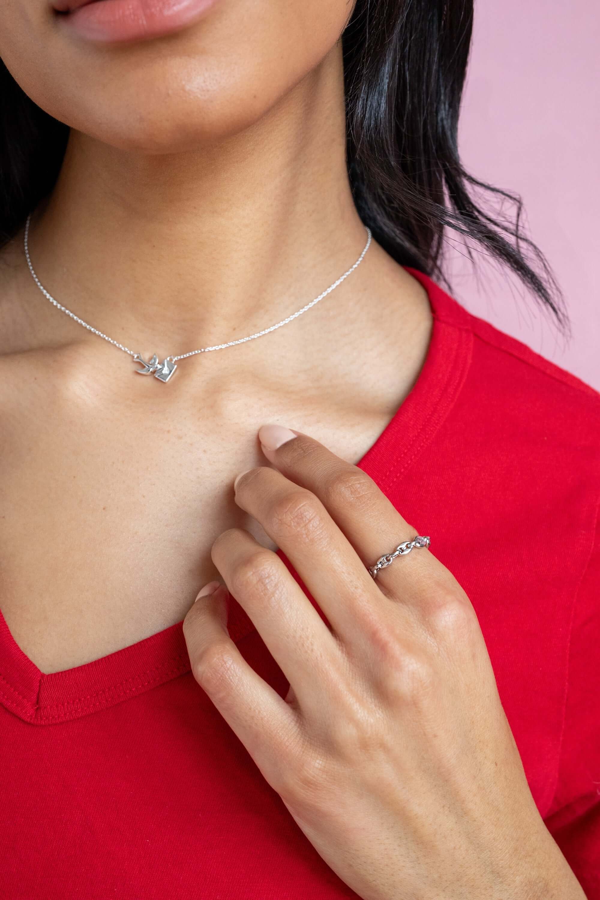 Love Letter Pendant Necklace, Necklaces, $ 19.90, A Moment Of Now™