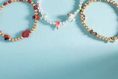 'Carbs are My Love Language' Beaded Stretch Bracelet, Bracelets, $ 38.00, A Moment Of Now™