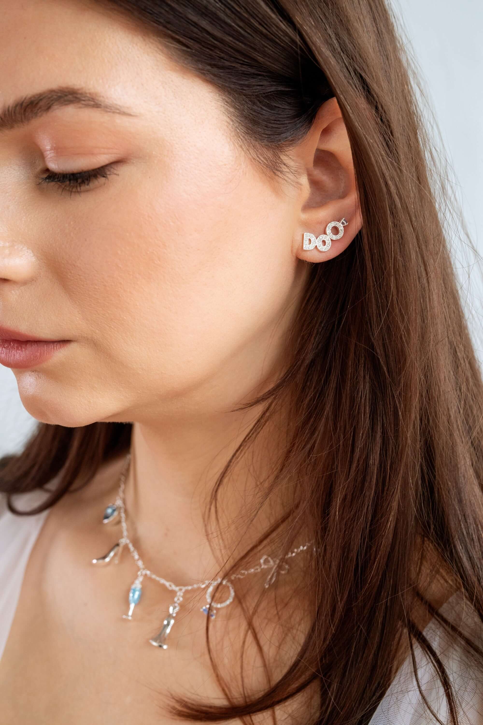 Bridal “I Do” Stud Earring Set of 2, Earrings, $ 44.00, A Moment Of Now™