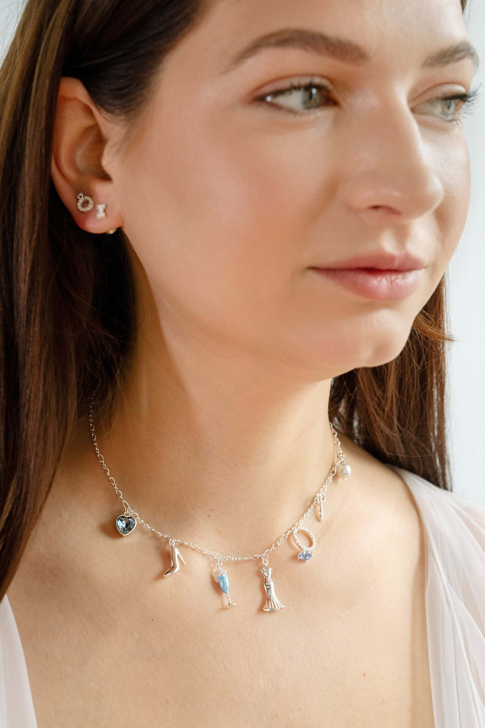 Bridal Multi-Charm Necklace, Necklaces, $ 68.00, A Moment Of Now™