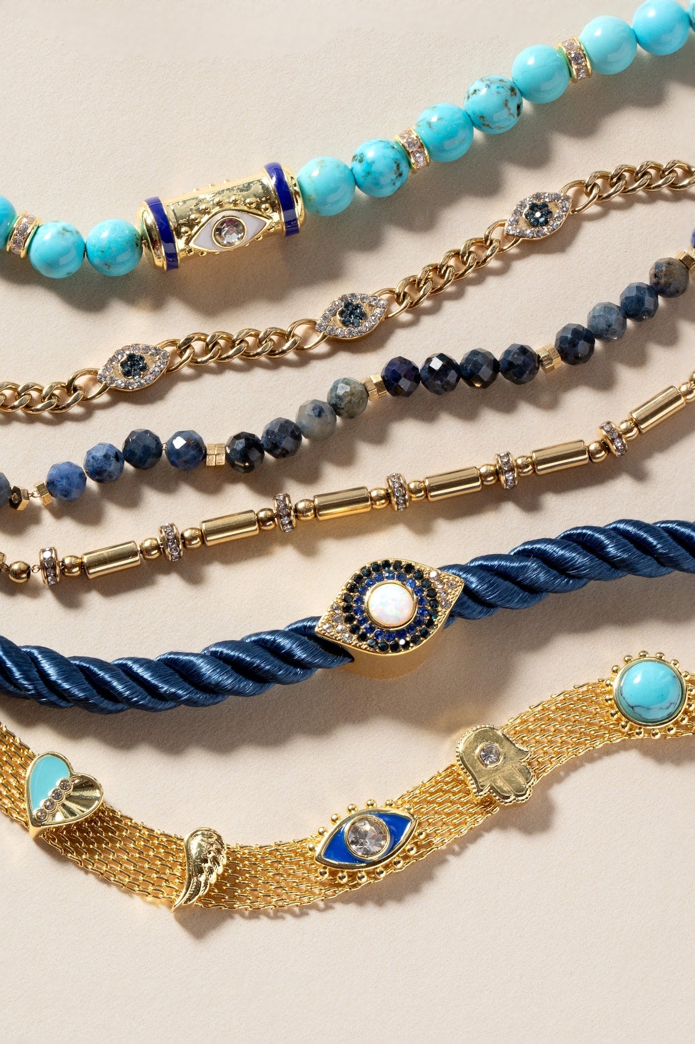 Evil Eye Bolo Bracelet, Bracelets, $ 38.00, A Moment Of Now™