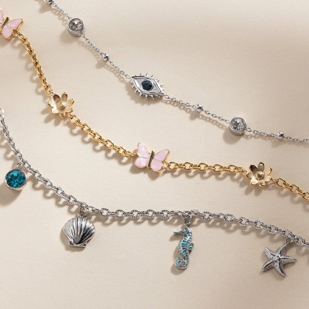 Seaside Anklet, Anklets, $ 44.00, A Moment Of Now™