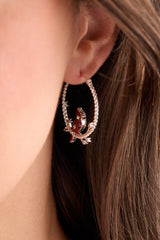 Cardinal Reversible Hoop Earrings, Earrings, $ 38.00, A Moment Of Now™