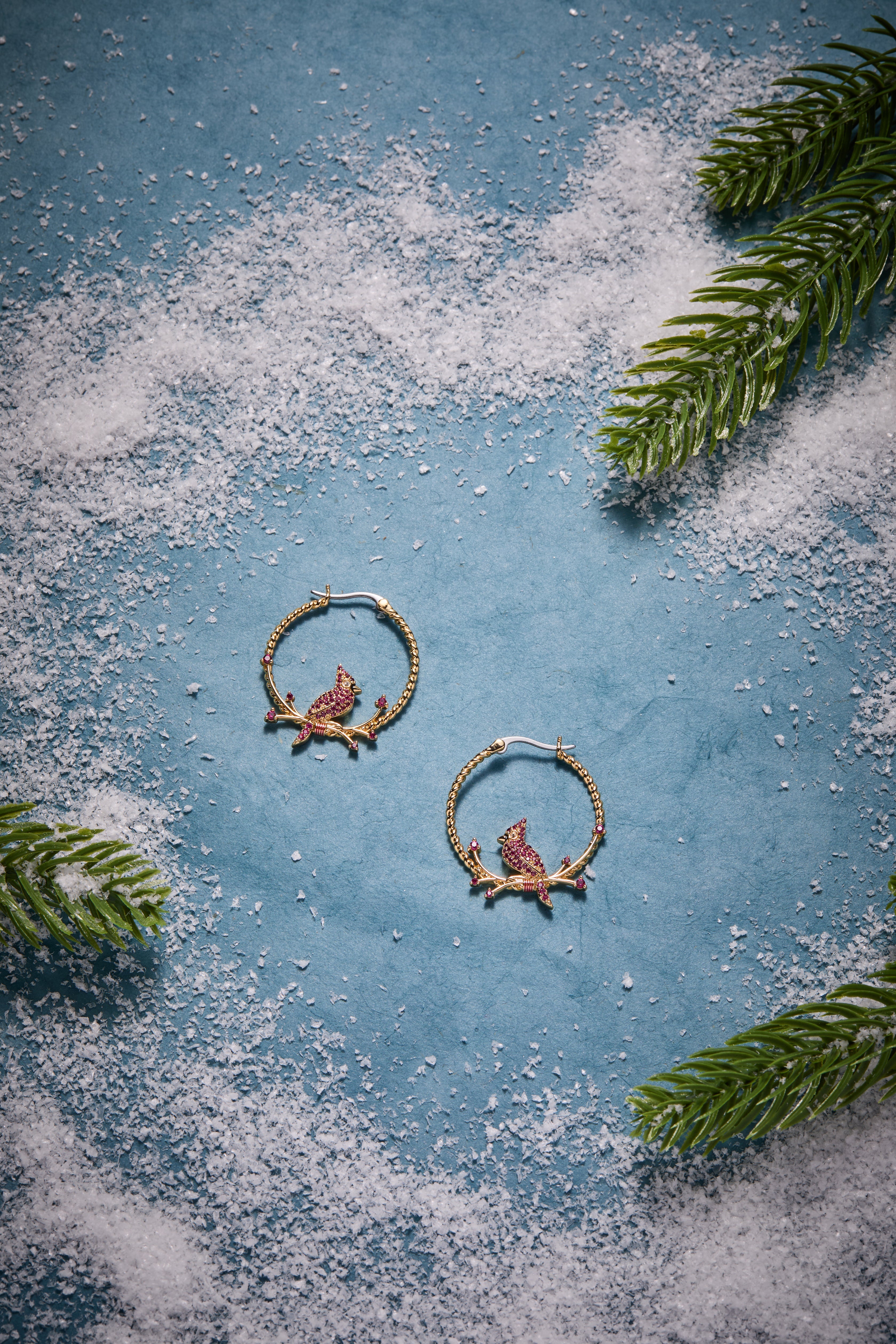 Cardinal Reversible Hoop Earrings, Earrings, $ 38.00, A Moment Of Now™
