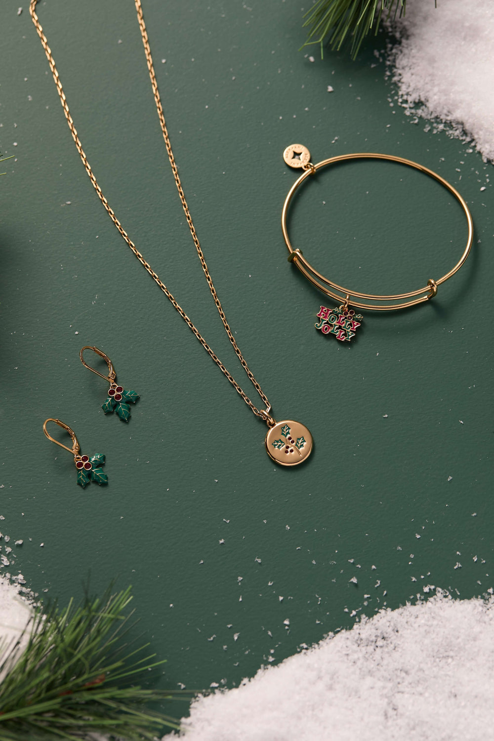 'Holly Jolly' Charm Bangle, Bracelets, $ 28.00, A Moment Of Now™