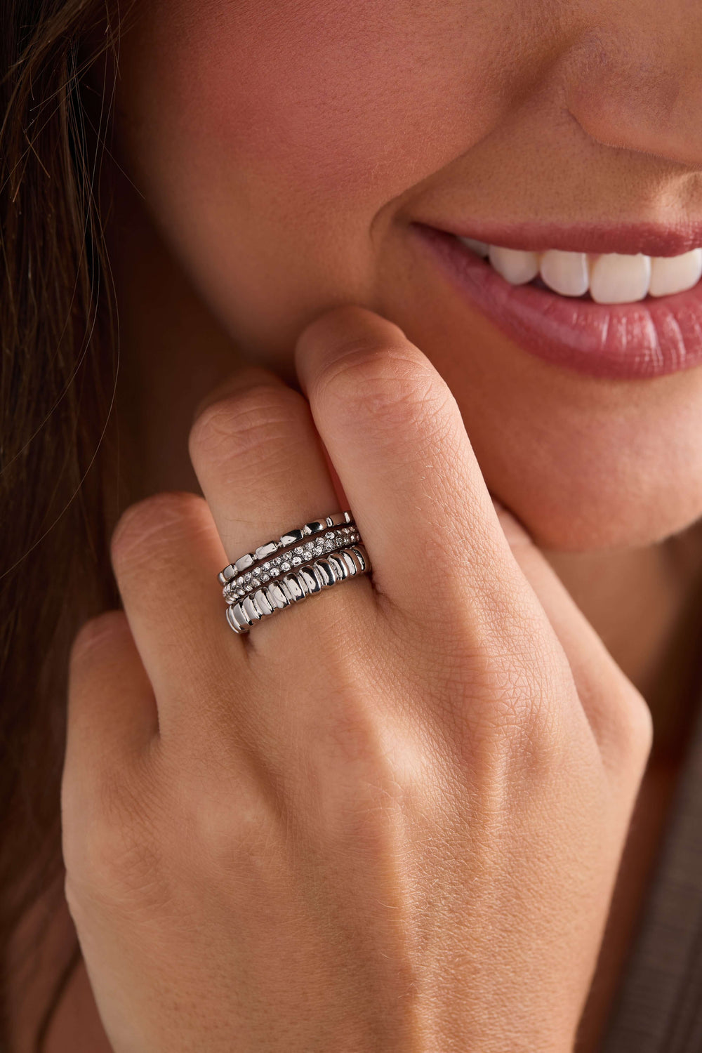 Ribbed Stacking Ring Set of 3, Rings, $ 28.90, A Moment Of Now™