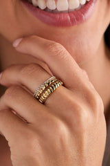 Ribbed Stacking Ring Set of 3, Rings, $ 28.90, A Moment Of Now™