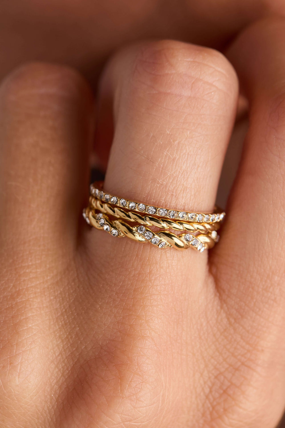 Rope Stacking Ring Set of 3, Rings, $ 28.90, A Moment Of Now™